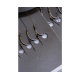 Carlige legate Korum - Power Braid Spiked Method Hair Rigs 15lb Size 8 Barbed 4 Inch